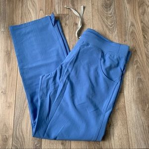 NEW FIGS Kade Cargo Scrub Pants Ceil Blue Large